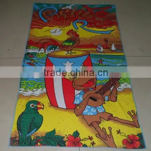 Microfiber Printed Beach Towel thumbnail-1