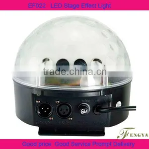 Disco Ball Light 3*3W RGBW LED Crystal Magic Ball LED Effect Light thumbnail-1