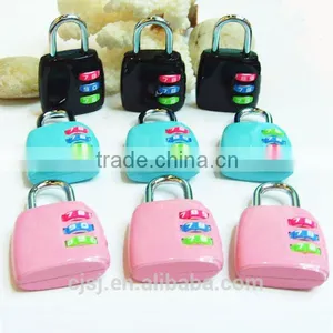 4 Colors 3 Digits Metal Combination Locks thumbnail-3