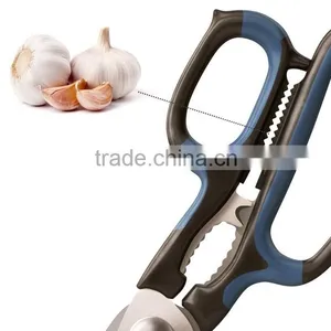 Multi Function 5-in-1 Scissors 5 in 1 Scissors Kitchen Bottle Open Nutcracker Garlic Crush thumbnail-2