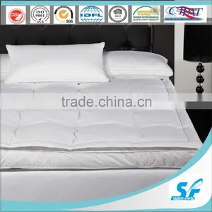 Wholesale 100%cotton Double Layer Mattress Topper With Elastic thumbnail-2