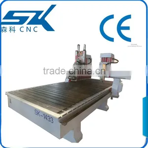 4x8 ft Cnc Router Cutting and Engraving Wood Acrylic Glass Copper Stone on Sale 4 Axis Equipment thumbnail-1