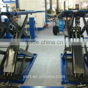 4-cylinders Hydraulic Ground Mounted Full Rise Scissor Lift With Slope VTS601 thumbnail-3