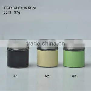 55ML Glass Canister With Stainless Steel Coated Glass for Storage thumbnail-1