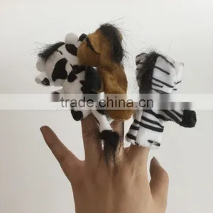 2015 Wholesale Animal Assortment Plush Finger Puppet,plush Animal Finger Puppet thumbnail-5