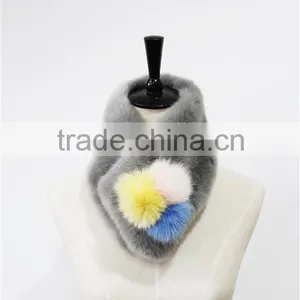 2015 New Design Fashion Fake Fur Scarf/winter Warm Women Warm Fake Fur Scarf/Fake Fur Shawl thumbnail-1