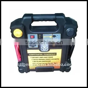 DC 12V 4 IN 1 Jump Start With Working Light/Air Compressor/Power Inverter thumbnail-1