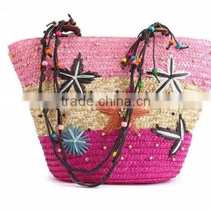 Hot Selling 2016 Straw Beach Tote Bag thumbnail-1