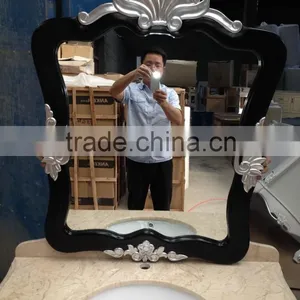 Factory Cheap Antique Bathroom Vanity Cabinet Price Made in China thumbnail-2