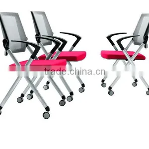 Sunshine Furniture Factory Cheap Pu Office Chair Adjustable Folding Armrest thumbnail-3