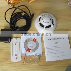 Smoke Detector IP Wireless Network P2P Hidden ip Camera Smoke Detector thumbnail-4