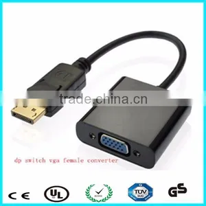 Wholesale Black Male dp to Female Vga Adapter thumbnail-4