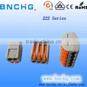 CE/CB/Rohs Approved Wago Cable Splicing Wire Connectors With Orange Levers in Stock thumbnail-1