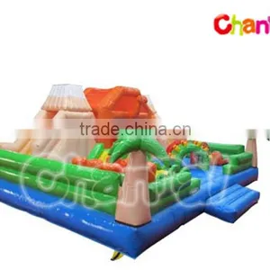 Exiciting Dragon's House Inflatable Fun City for Jumping Arena thumbnail-1