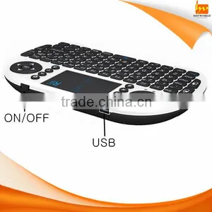 for Android Pad TV, Xbox, PS3, HTPC/IPTV, Mini 2.4GHz Wireless Touchpad Keyboard thumbnail-3