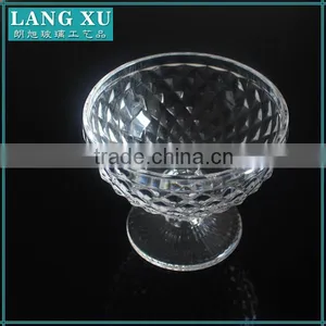 Artificial Stripes Carved Glass Ice Cream Cups Salad Cups Party Supplies Gifts thumbnail-3