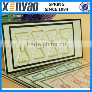 Hight Quality Promotional Gifts Custom Logo Metal Pink Gold Bow Shape Paper Clips thumbnail-4
