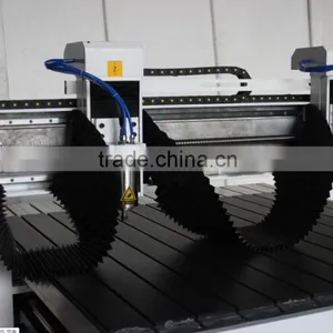 2 Heads Advertising CNC Router Machine With 2 Rotary Axis 1212 Model thumbnail-4