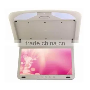 Hotselling 14 Inch Large Screen Car Roof Mounted Monitor thumbnail-1