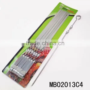 Stainless Steel Grilling Kabob Skewers (Set of 6) thumbnail-1