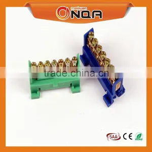 PCB Screw Busbar Barrier Brass Busbar Terminal Block Terminal Blocks thumbnail-3
