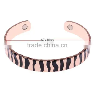 Fashion Cooper Jewelry Bangle Magnetic Energy Power Bracelet Bangle Health Copper Bangles Bracelet Accessories Wholesale Quality Choice thumbnail-3