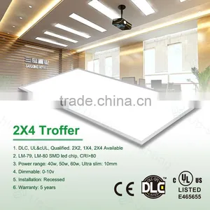 LM-80 2835 SMD ul Cul Dlc 2x4 50w 60w Wholesale Led Panel Light thumbnail-6