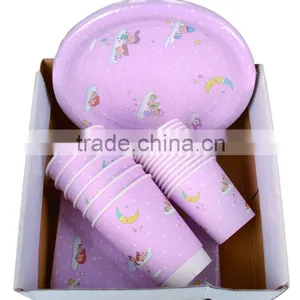 10" 400gsm Opp Lamination Party Boy and Girls Design Paper Plates thumbnail-6