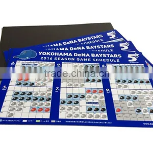 Pretty and Colorful Customized Printing PVC Magnetic Calendar Promotional Advertising Fridge Magnetic Calendar With Company Logo thumbnail-4