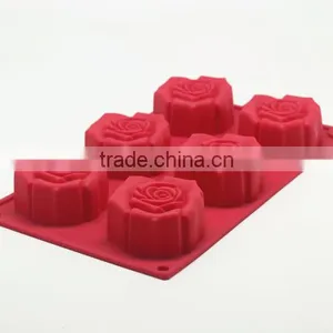 8 Cavity Silicone DIY Molds for Handmade Soap Cake Pudding thumbnail-6