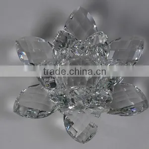 Natural Clear Crystal Flower thumbnail-1