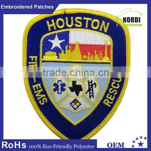 Hot Sale Backing Wholesale Embroidered Patches for Garment no Minimum thumbnail-3