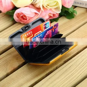 Hot Waterproof Business ID Credit Card Wallet Holder Aluminum Metal Case Box thumbnail-3
