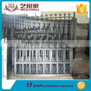 2016 New Style Front Gate Designs, Galvanized Iron Sheet Gate Design, Driveway Gates on .com thumbnail-3