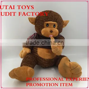 Color Gorilla Toy for Sale Promotion Plush Gorilla Toy thumbnail-1