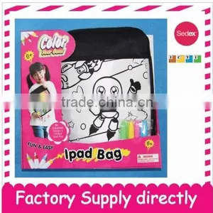 New DIY Painting Ipad Bag With 4pcs Bigger Markers for Kids-promotional Bag thumbnail-1