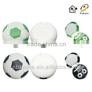 A-8062 Black Football Contact Lens Import Case thumbnail-1