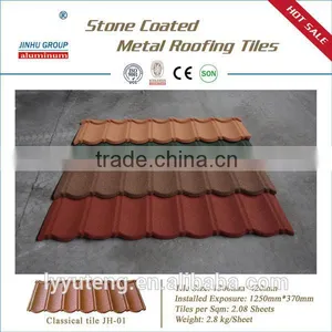 Cheap Price From Factory /Shingle /classical Roofing Materials/ Stone Coated Metal Roof Tile thumbnail-3