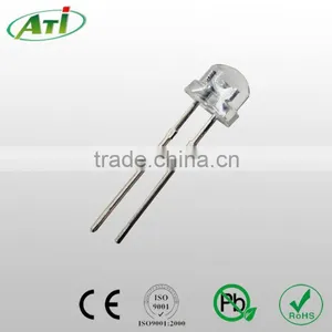 High Quality Ultra Bright 5mm Oval Led Clear Lens thumbnail-1