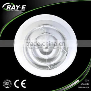 Aluminum Supply Ceiling Round Outlet Air Conditioning Circular Diffuser thumbnail-2