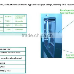 Automatic Screen Cleaning Machines, Pneumatic Stencil Cleaner Whole Air Network Clean Machine thumbnail-4