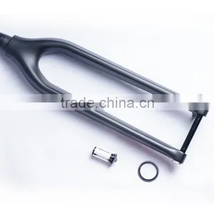 Full T800 Carbon Fiber 29er MTB Fork Matte/glossy Finish,100*15mm 3K or UD Black Carbon Mountain Bike Fork thumbnail-5
