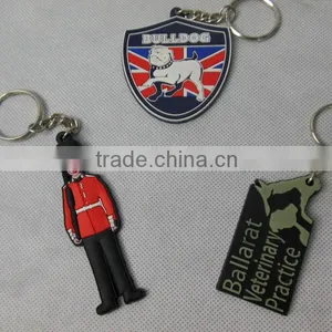 Promotional Custom Rubber Key Chain/ Keyring thumbnail-1