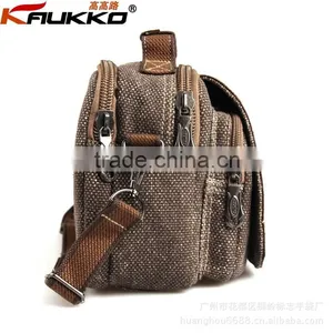 Old Fashion Canvas Waist Bag Fanny Pack Small Messenger Bag Waist Belt Bag Waist Pack Running Waist Bag thumbnail-2