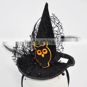 Black Headband With Owl for Party Supplies thumbnail-1