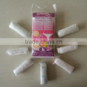 Queen Size Women Sexy Lingerie Seamless Spa Disposable Paper Underwear thumbnail-3