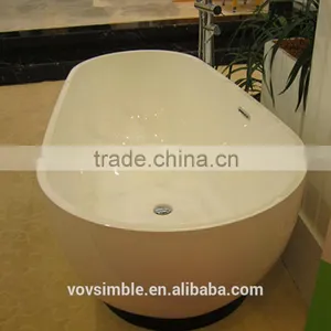 New Design Actual Manufacturer Solid Surface Whirlpool Bathtub thumbnail-6