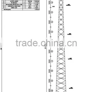 Telecom Tower Design Drawing Dwg Manufacturer in China thumbnail-1