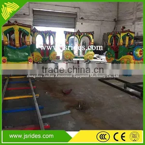 2016 New Electric Train Theme Park Mini Electric Train Kids Ride on Train for Sale thumbnail-2