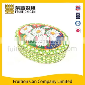Oval Premium Gift Tin Box Tin Can Metal Tin Box Use Cookie Tin Coffee Tin Tea Tin thumbnail-1